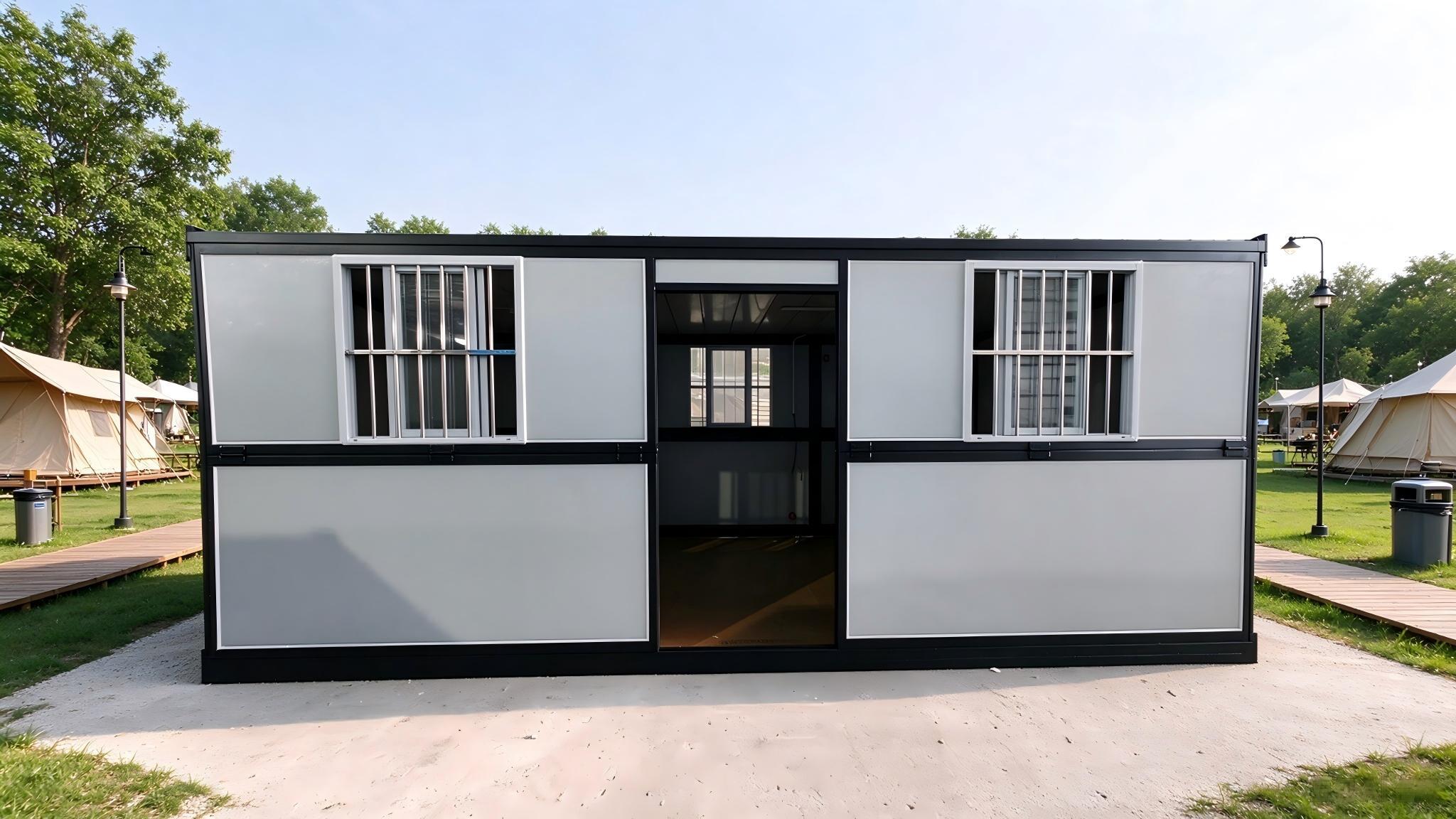 Casa container X-Fold in un campo minerario remoto: 20 unità in due ...